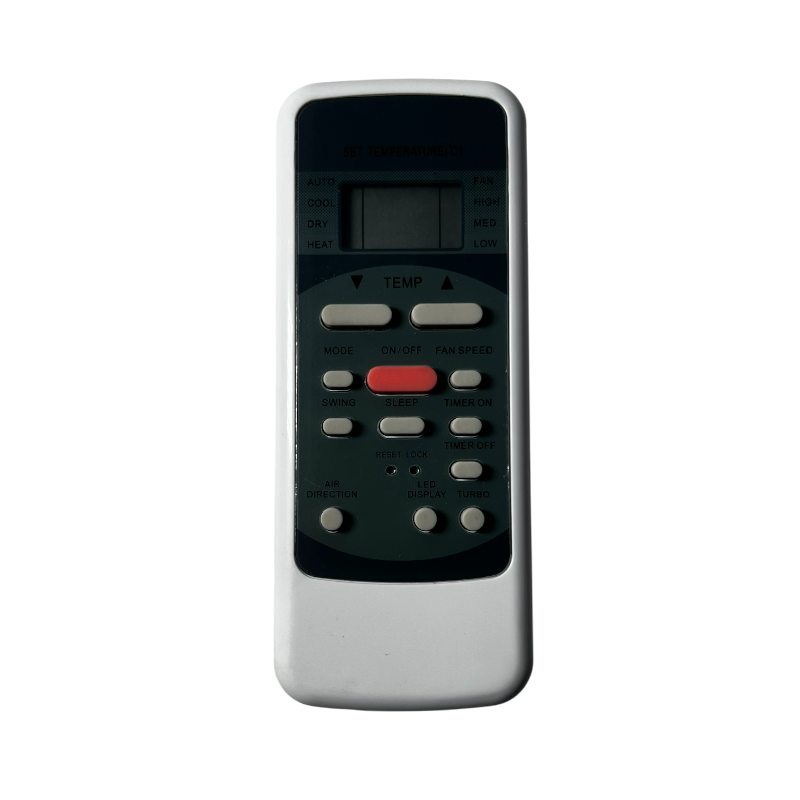 Control remoto Midea 17317000000113 vista frontal Control remoto Midea 17317000000113 vista frontal para aire acondicionado