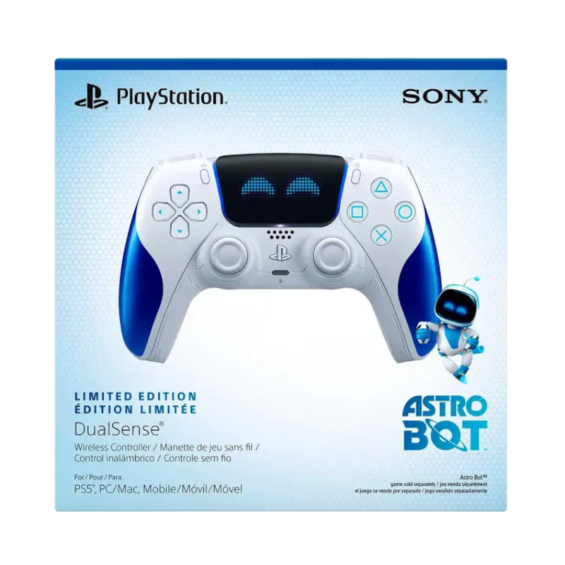 DualSense Astro Bot JOYFUL Blanco Vista Frontal Control DualSense Astro Bot JOYFUL Blanco vista frontal