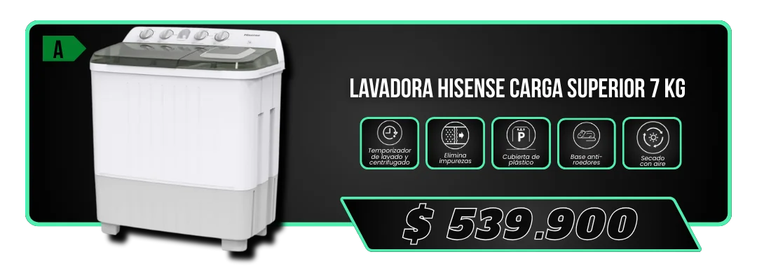 Nevera Hisense Frost 206 Litros