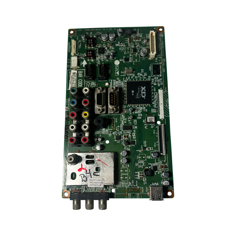 Main board EBT61714922 LG 32LK310 vista frontal Main board EBT61714922 para TV LG 32LK310 vista frontal
