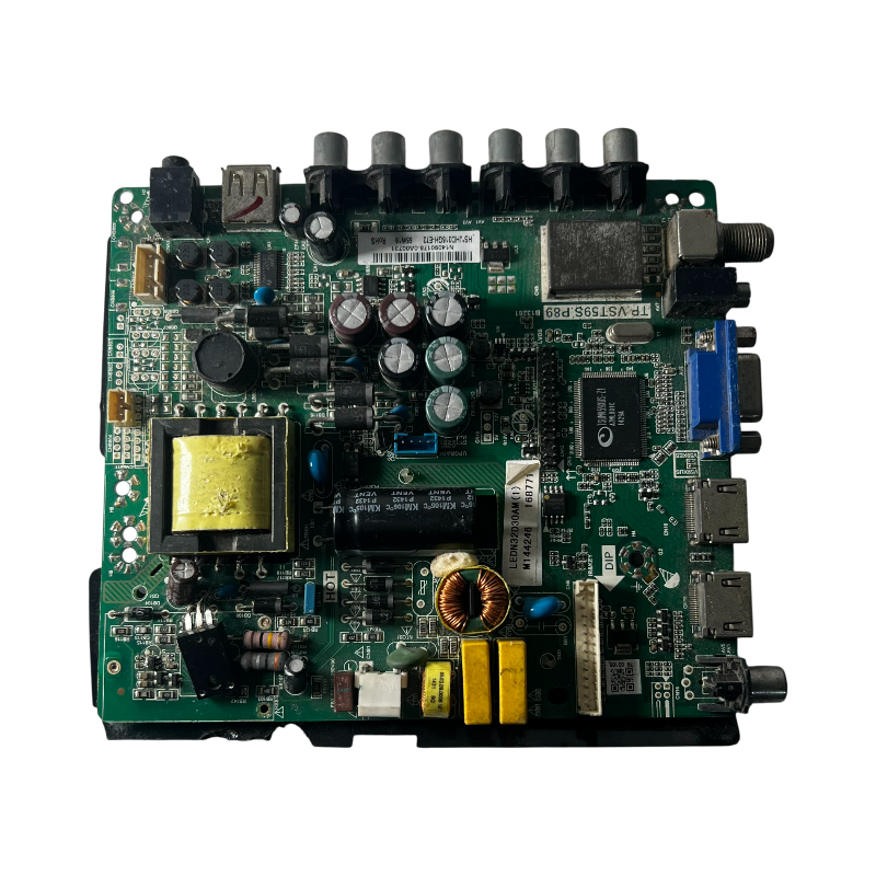 Main board LEDN32D30AM para TV Kalley K-LED32HDZD vista frontal