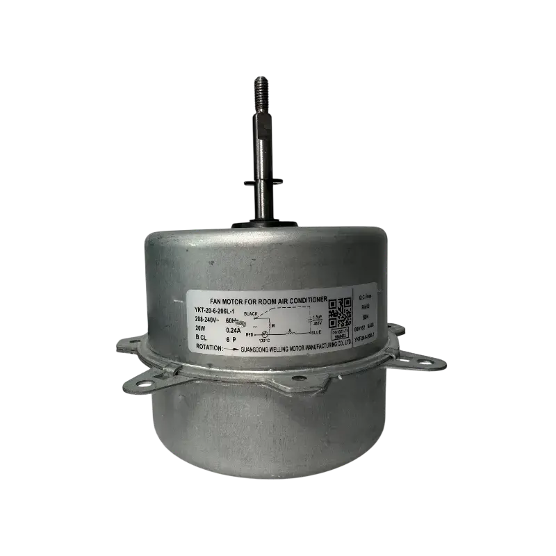 Motor fan K1848432 para aire acondicionado Hisense vista frontal