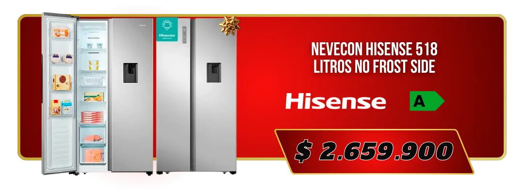 Nevera Hisense Frost 206 Litros