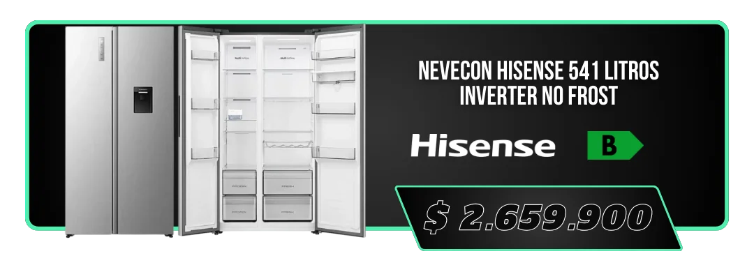 Nevera Hisense Frost 206 Litros