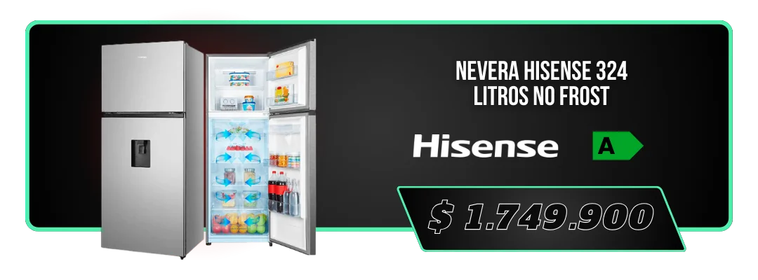 Nevera Hisense Frost 206 Litros