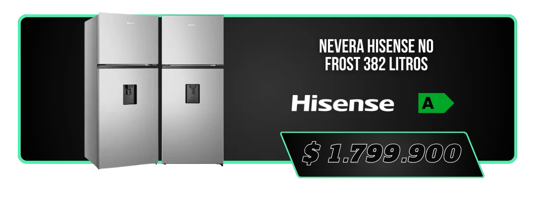 Nevera Hisense Frost 206 Litros