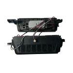 Detalle técnico parlantes 1-858-209-11 Sony Vista posterior de los parlantes 1-858-209-11 utilizados en el TV Sony KLV-32S550A, con detalle de conexiones y carcasa.