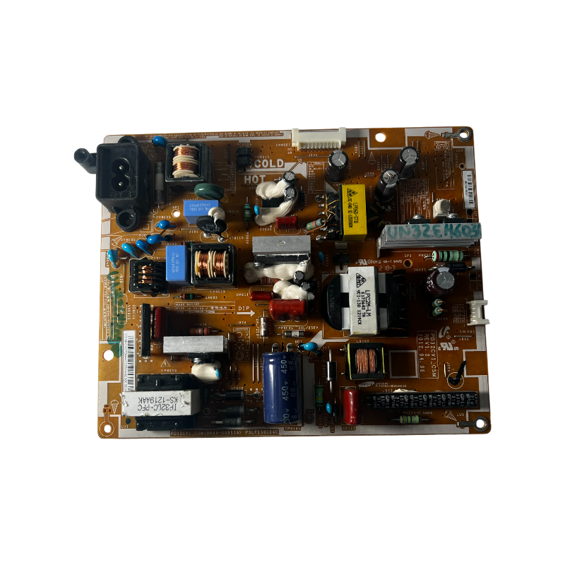 Power supply BN44-00551A Samsung UN32EH6030 vista frontal power-supply-bn44-00551a-tv-samsung-un32eh6030-detalle