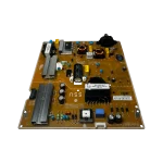 Detalle técnico power supply EAY64529401 LG Vista posterior de la power supply EAY64529401 utilizada en televisores LG 55UJ635T, con detalle de circuitos y conectores