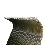 Detalle técnico serpentina de condensador Midea 15822000009558 Detalle de la serpentina de condensador Midea 15822000009558