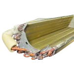 Detalle técnico serpentina de evaporadora Midea 15822000008693 Detalle de la serpentina de evaporadora Midea 15822000008693