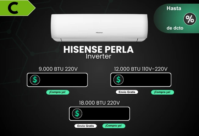 Aire Acondicionado LG V12WIN Dual Inverter 12.000 BTU 220V