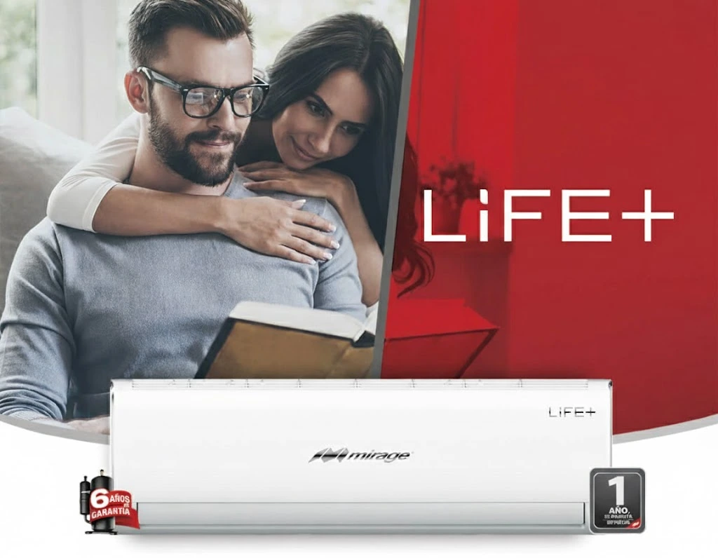 aire acondicionado mirage life eficiente y confiable