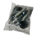 Vista lateral de la base pie de amigos 45 x 55 cm diseñada para soportar unidades exteriores Mini Split.