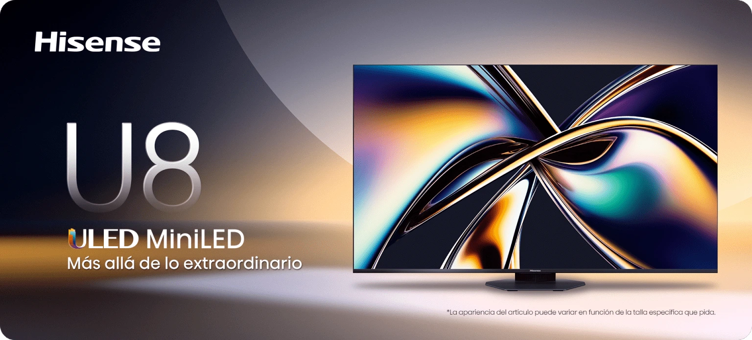 hisense u8 uled miniled innovacin en pantalla