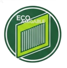 logotipo de eco amigable sostenible