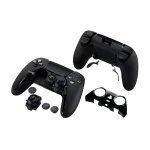 Mandos de PlayStation desmontados con accesorios Mandos de PlayStation desmontados con componentes y accesorios para personalización