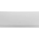 Unidad exterior de aire acondicionado inverter blanco Imagen de un aire acondicionado inverter de pared de color blanco