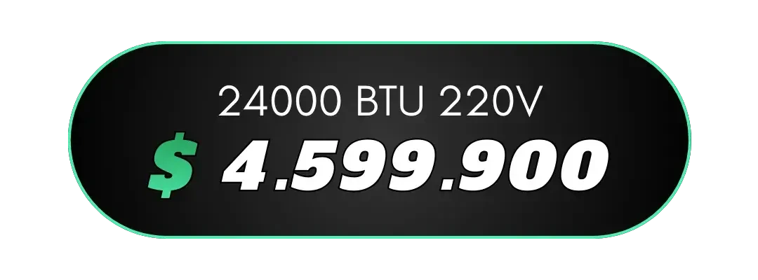 aire acondicionado 24000 btu 220v precio 4599900 1 24K BTU 220V