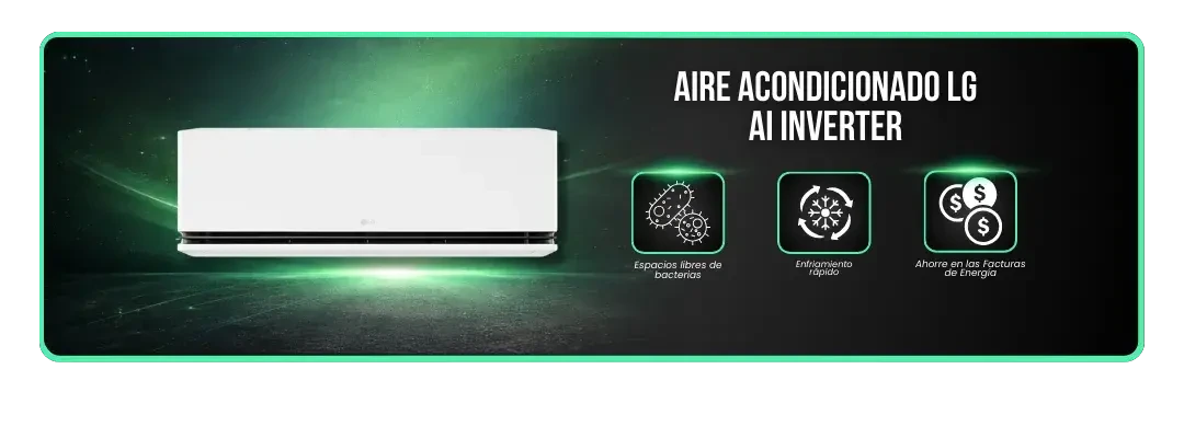 Aire Acondicionado LG AI Inverter