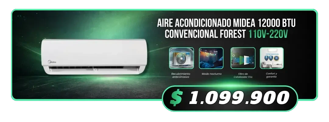 Aire Acondicionado Midea Forest