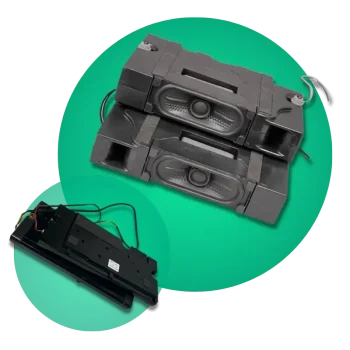 Batería recargable de iones de litio con cables y conectores