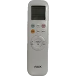 Control remoto de aire acondicionado AUX con pantalla LCD, botones de función y ajuste de temperatura