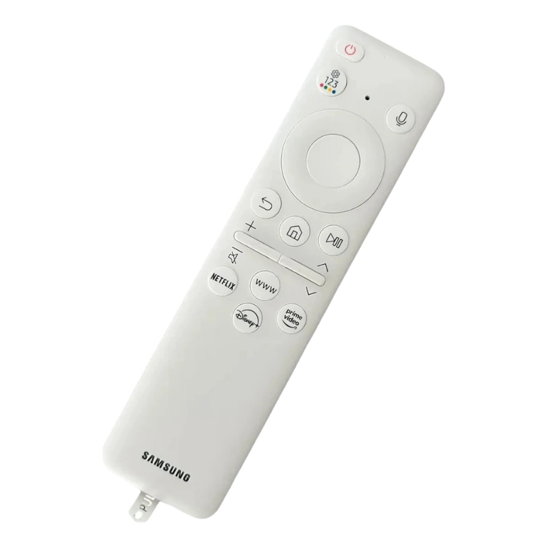 Control remoto Samsung solar con voz, modelo BN59-01456M, compatible con múltiples plataformas de streaming