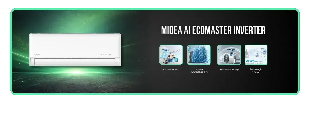 Aire Acondicionado Midea Ai Ecomaster Inverter