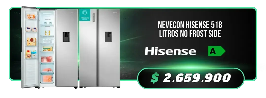 Nevera Hisense 518L
