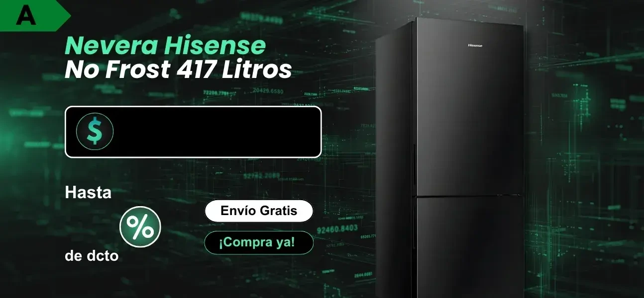 Nevera Hisense RT1N320NMDA – Diseño elegante y eficiente