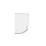 Tapa de inodoro blanco con diseño moderno y fácil de limpiar