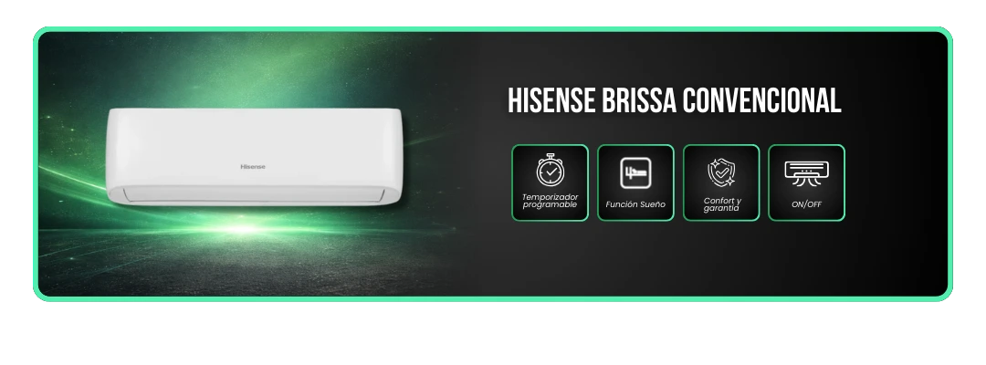 Hisense Brissa Convencional 12000 BTU