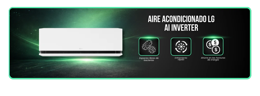 Aire Acondicionado LG AI Inverter