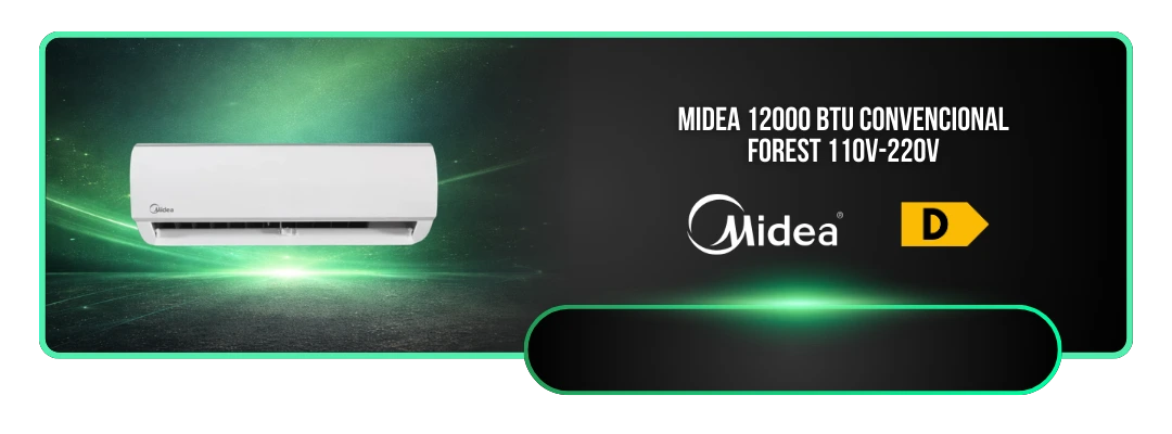 Aire acondicionado Midea convencional Forest