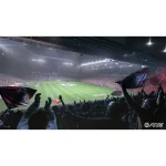 Imagen de un estadio de fútbol lleno con aficionados entusiastas ondeando banderas, EA Sports FC 26