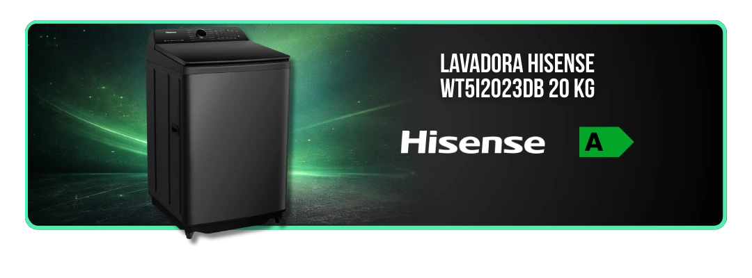 Lavadora Hisense 20kg y 23kg