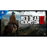 Red Dead Redemption 2 para PS4 – Aventuras del Oeste Imagen de Red Dead Redemption 2 en PS4, mostrando al protagonista a caballo en un paisaje del oeste americano