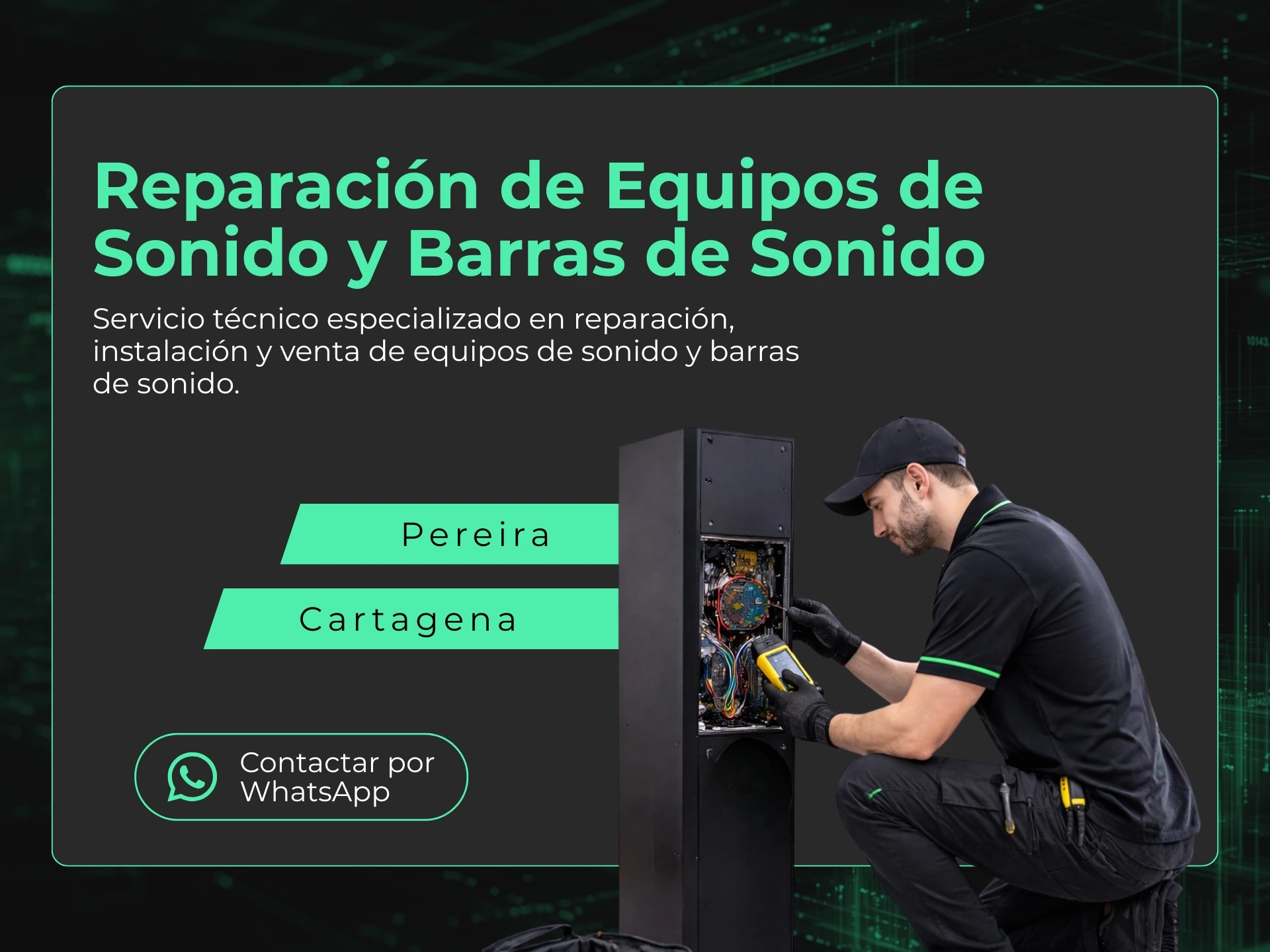 Equipo de sonido profesional