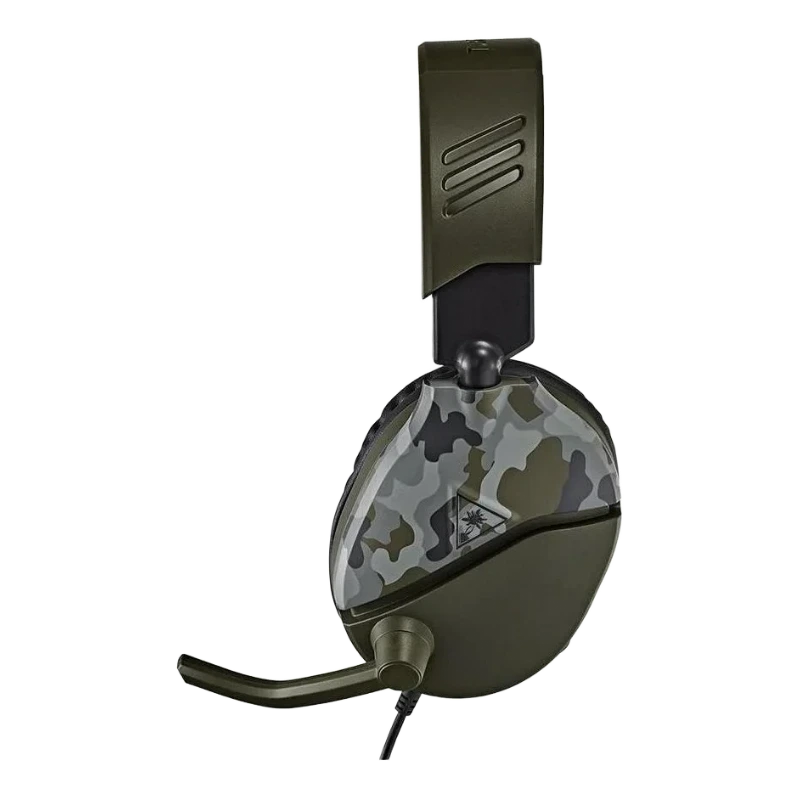 Auriculares gaming con diseño camuflaje olive y tecnología de sonido surround