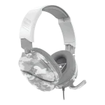 Auriculares gaming con camuflaje gris y micrófono flexible para juegos