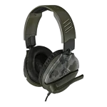 Auriculares gaming con camuflaje, tecnología de sonido envolvente y micrófono incorporado