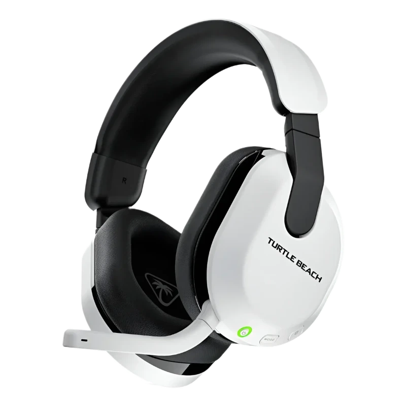 Auriculares Turtle Beach inalámbricos blancos con sonido surround y micrófono para gaming