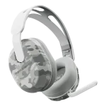 Auriculares Turtle Beach con camuflaje gris y tecnología de sonido surround