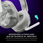 Auriculares de gaming Turtle Beach con diseño camuflaje gris y micrófono abatible
