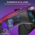 Mando de juego con gatillos de impulso y motores de vibración duales