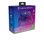 Caja del mando Turtle Beach REMATCH Advanced para Xbox con diseño colorido y características destacadas