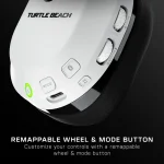 Imagen de un controlador de Turtle Beach con una rueda y botón de modo personalizables